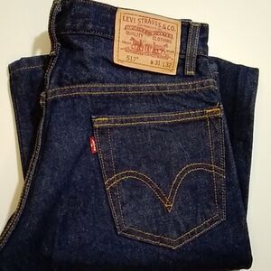 Levi's Dark Blue Bootcut Jeans
